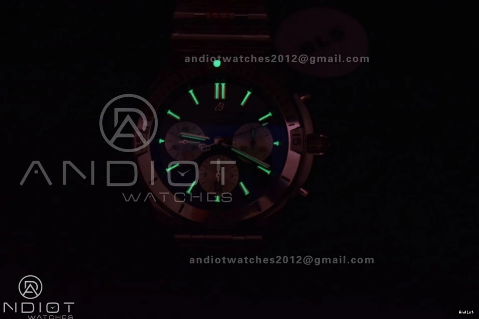 Chronomat 1:1 Black SS Bracelet A7750 42mm Edition B01 Dial Best BLSF on SS 0404